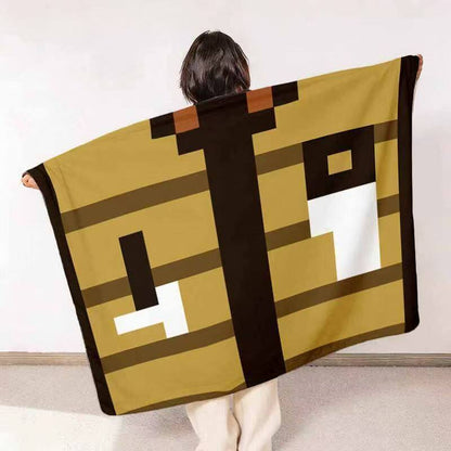Cozy Checkered Pattern Fleece Blanket