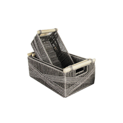 Woven Natural Storage Basket Acalora