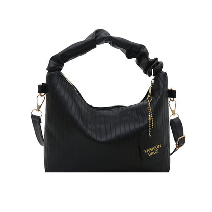 Ribbed Texture Shoulder Bag Acalora