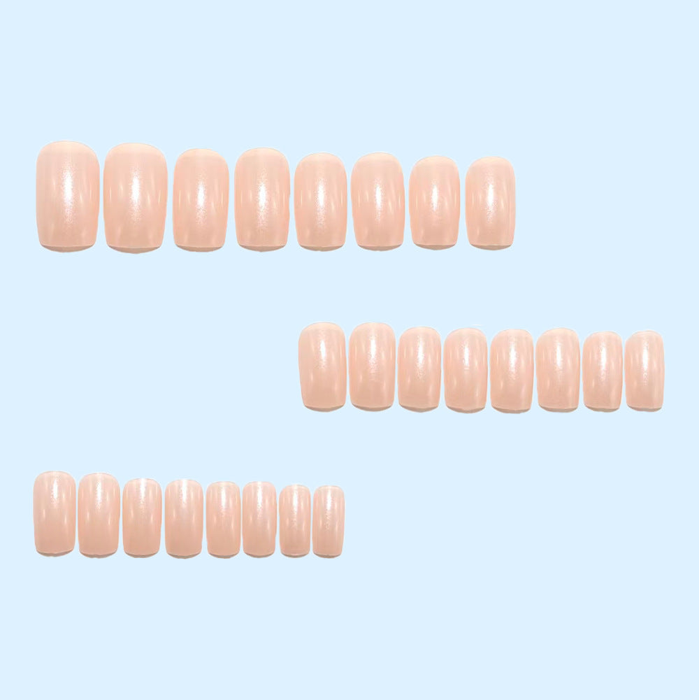 Artificial nails in elegant French design Acalora