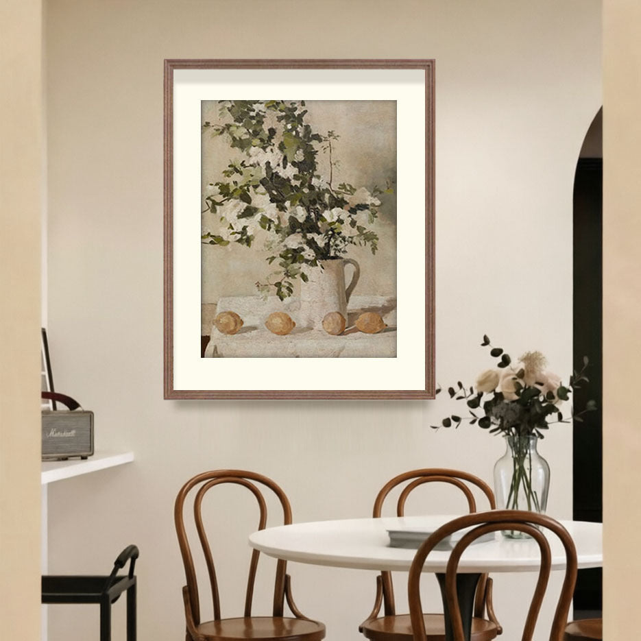 Vintage Flower Couple Wall Display