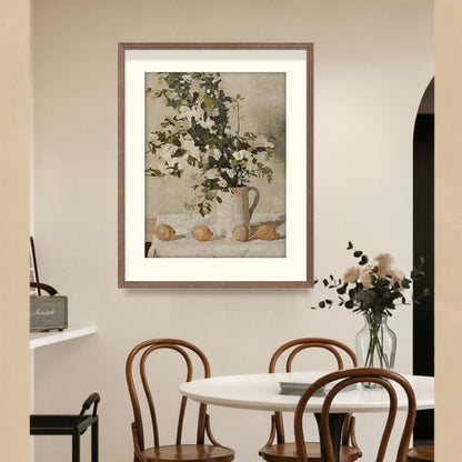 Vintage Flower Couple Wall Display
