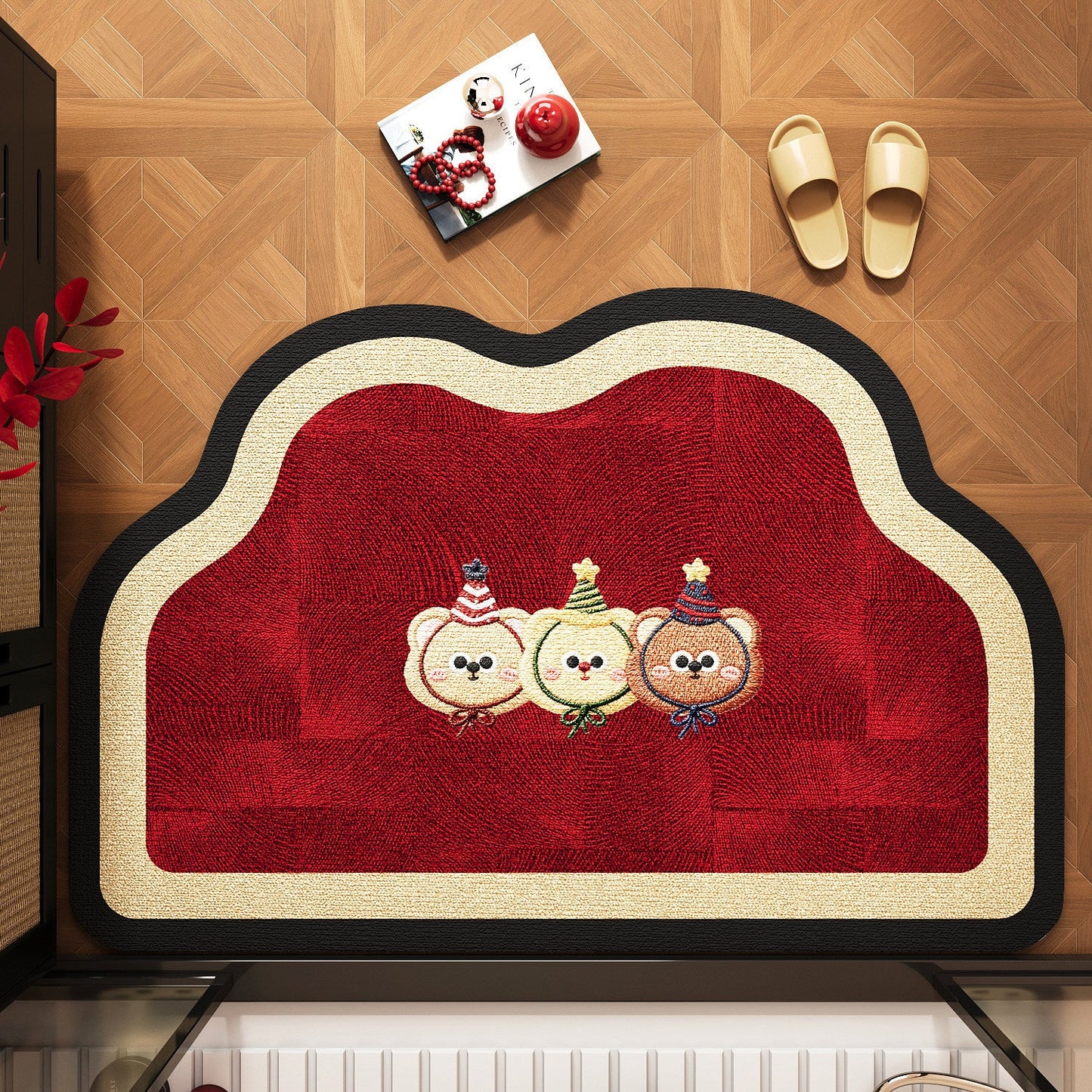 Charming Cat-Themed Door Mat