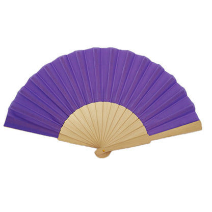 Ladies' elegant hand fan made of lightweight fabric with an elaborate folding pattern Brehn