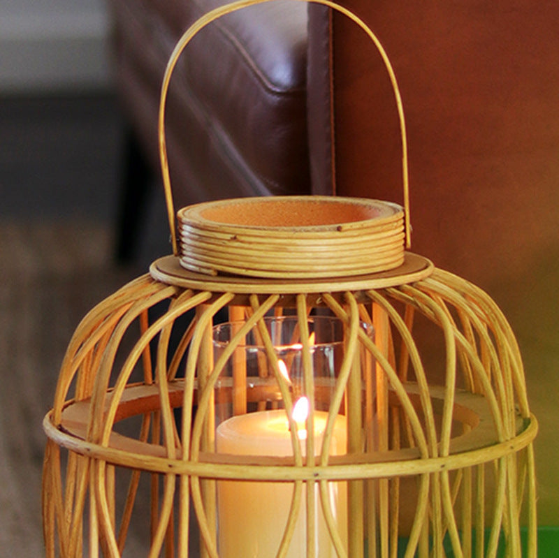 Elegant Handmade Lantern Made of Natural Materials Acalora