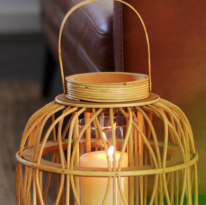 Elegant Handmade Lantern Made of Natural Materials Acalora