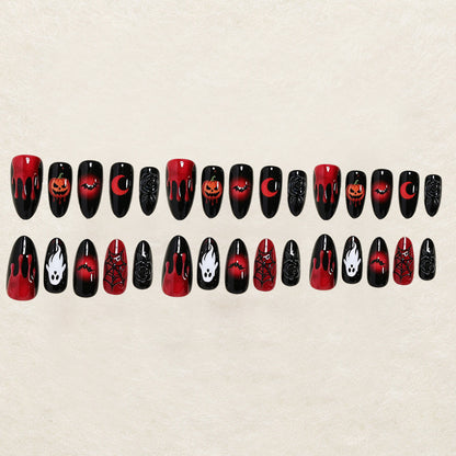 Festive Halloween-Themed Nail Art Set Acalora