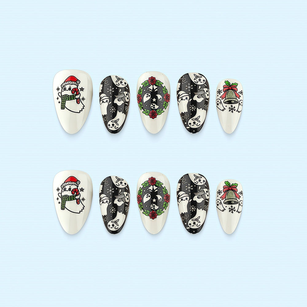 Christmas motif nail set Acalora