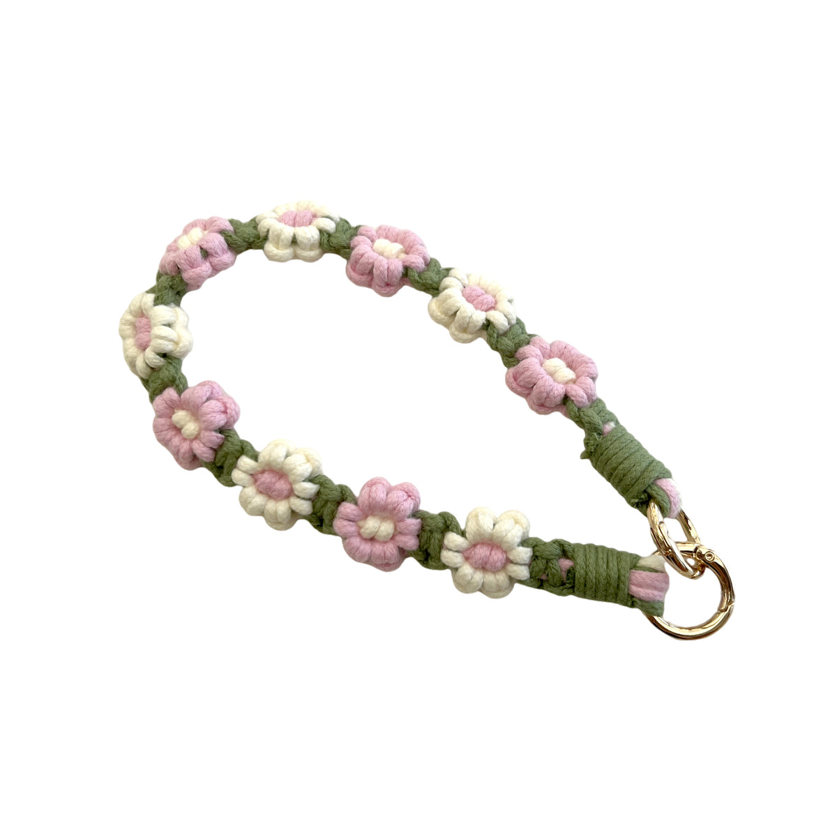 Flower Patterned Keychain Holder Acalora