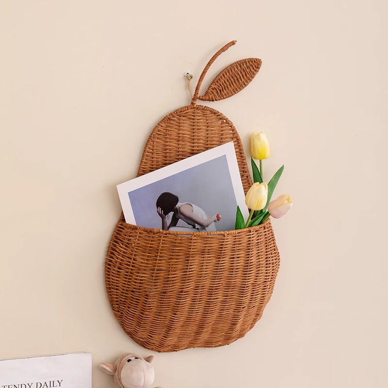 Decorative flower basket with handle Acalora
