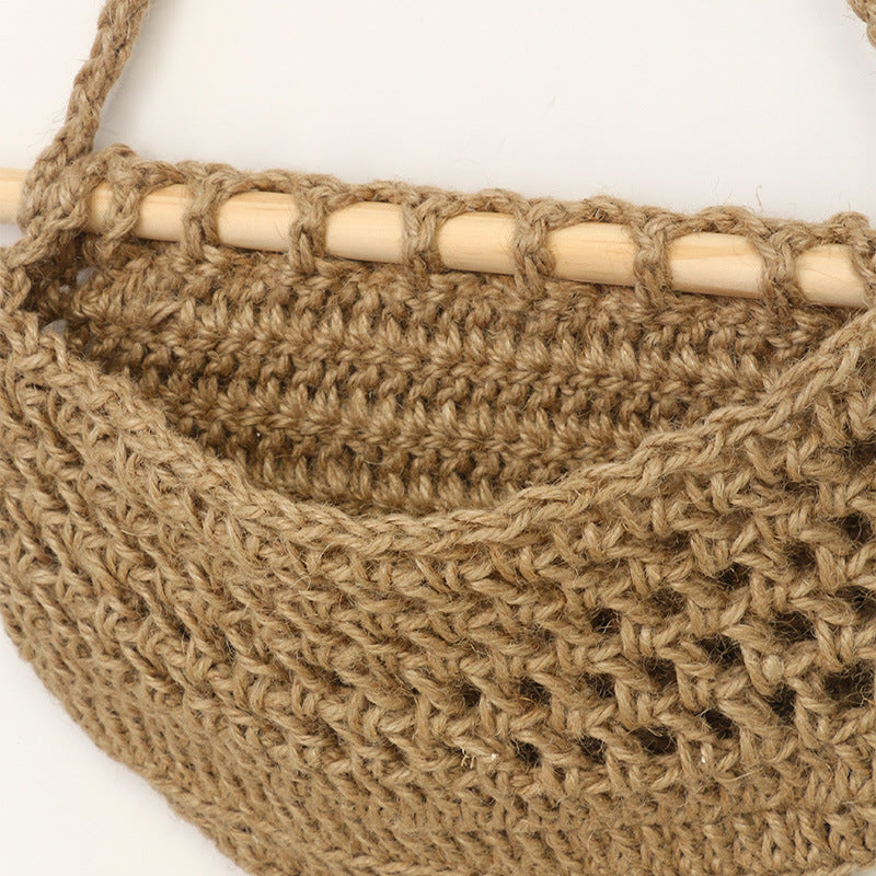 Hanging Crochet Storage Baskets Acalora