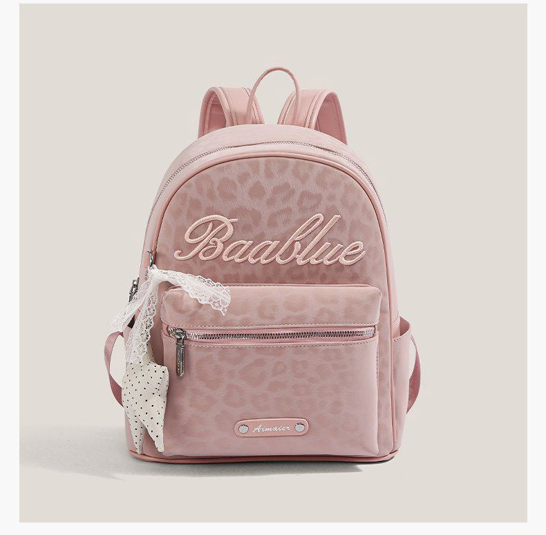 Star-Embellished Casual Backpack Acalora