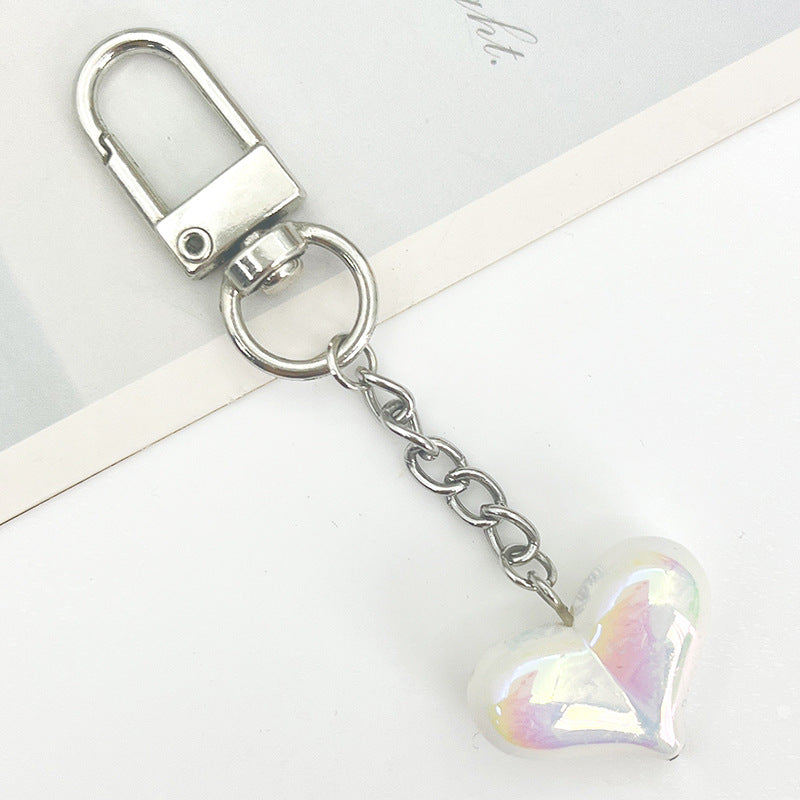 Heart-Shaped Keychain Charm Acalora