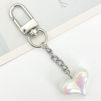 Heart-Shaped Keychain Charm Acalora