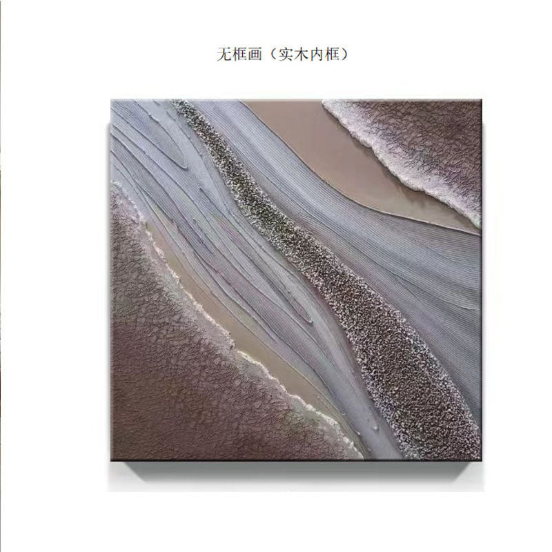 Textured Abstract Landscape Canvas Artwork