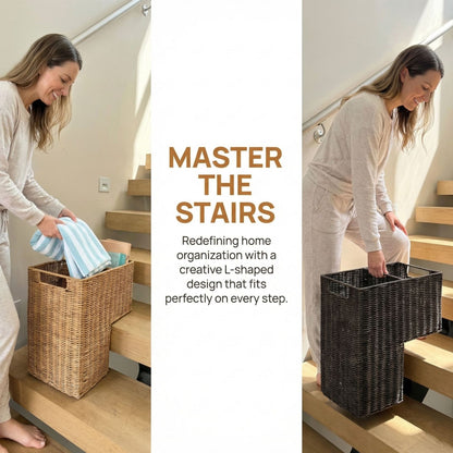 Storage basket with carrying handles Acalora
