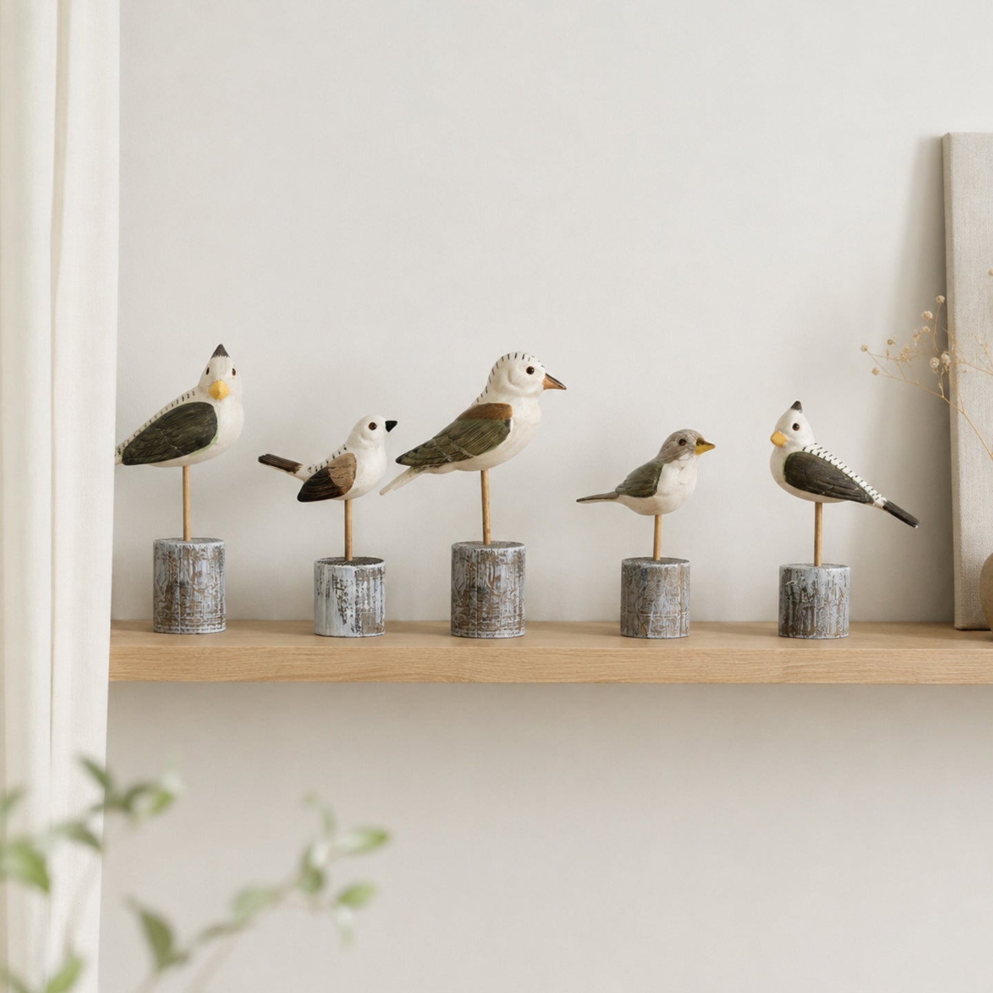 Charming Bird Sculpture Accent