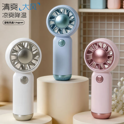 Unisex Portable Hand Fan with Gentle Wind Technology Karnz
