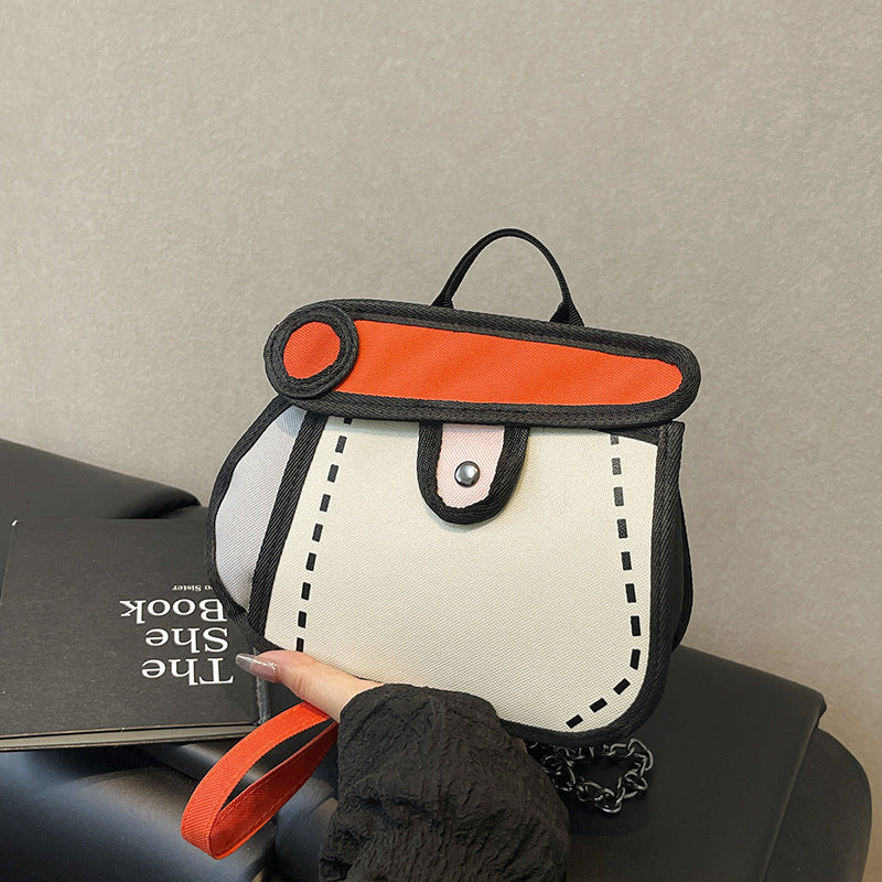 Trendy Cartoon-Style Mini Backpack Acalora