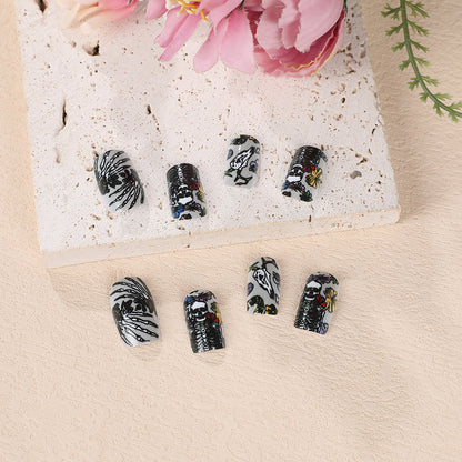 Creative Skeleton Nail Design Acalora
