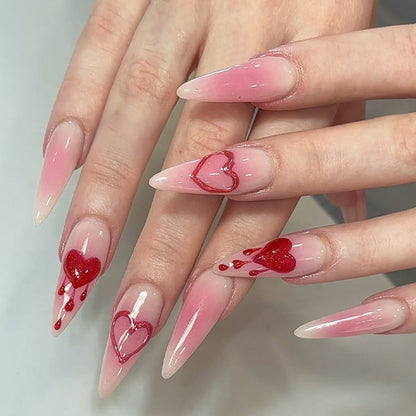 Artistic Press-On Nail Tips Acalora