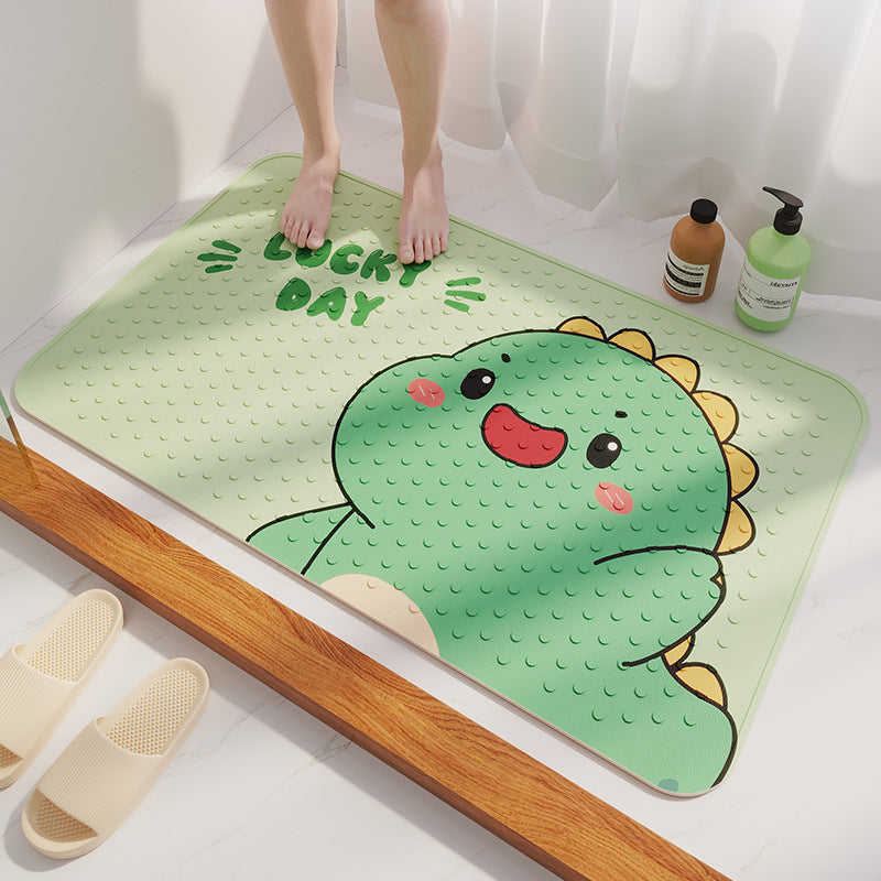 Cartoon-Themed Bath Mat