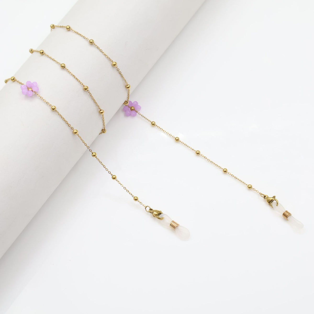 Floral Bead Eyewear Chain Acalora