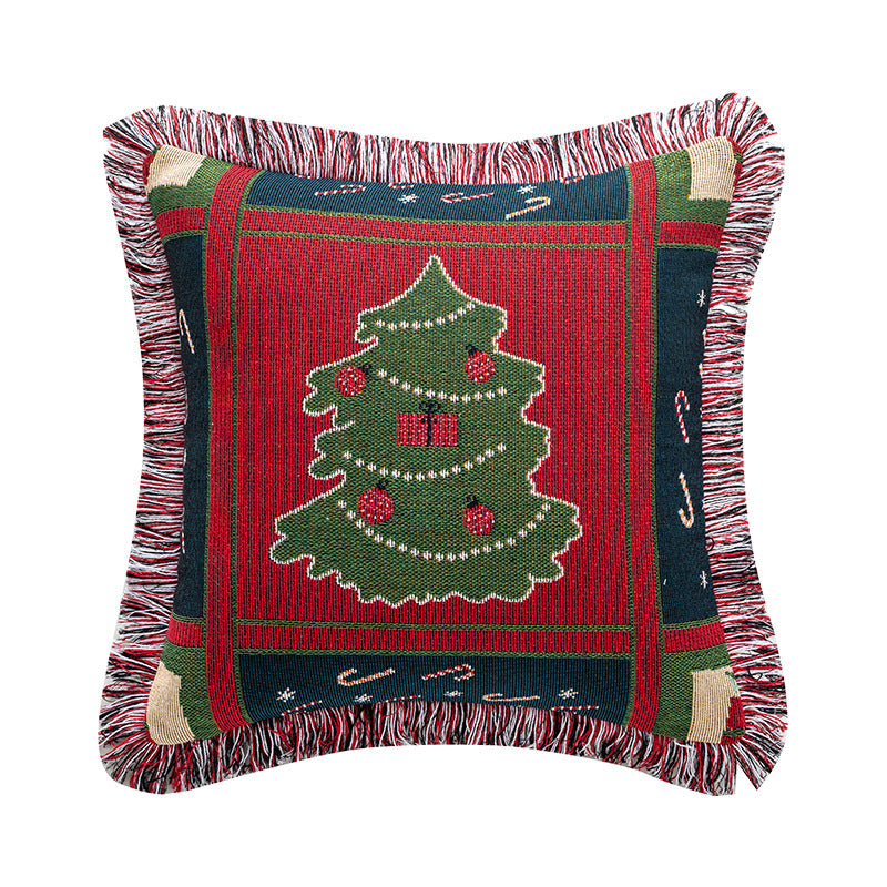 Scenic Nature-Themed Decorative Pillow