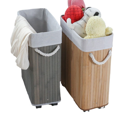 More modern laundry basket with practical movement system Acalora