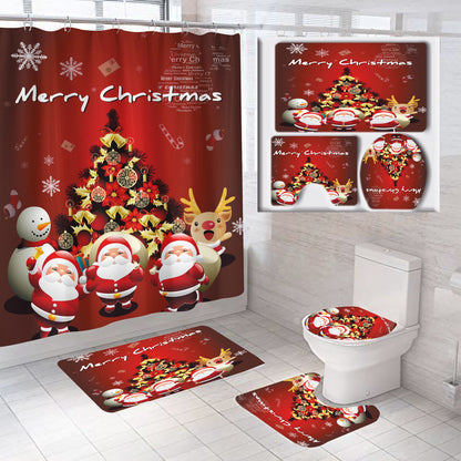 Christmas Themed Bathroom Set