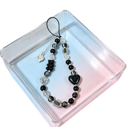 Heart-Themed Beaded Necklace Acalora