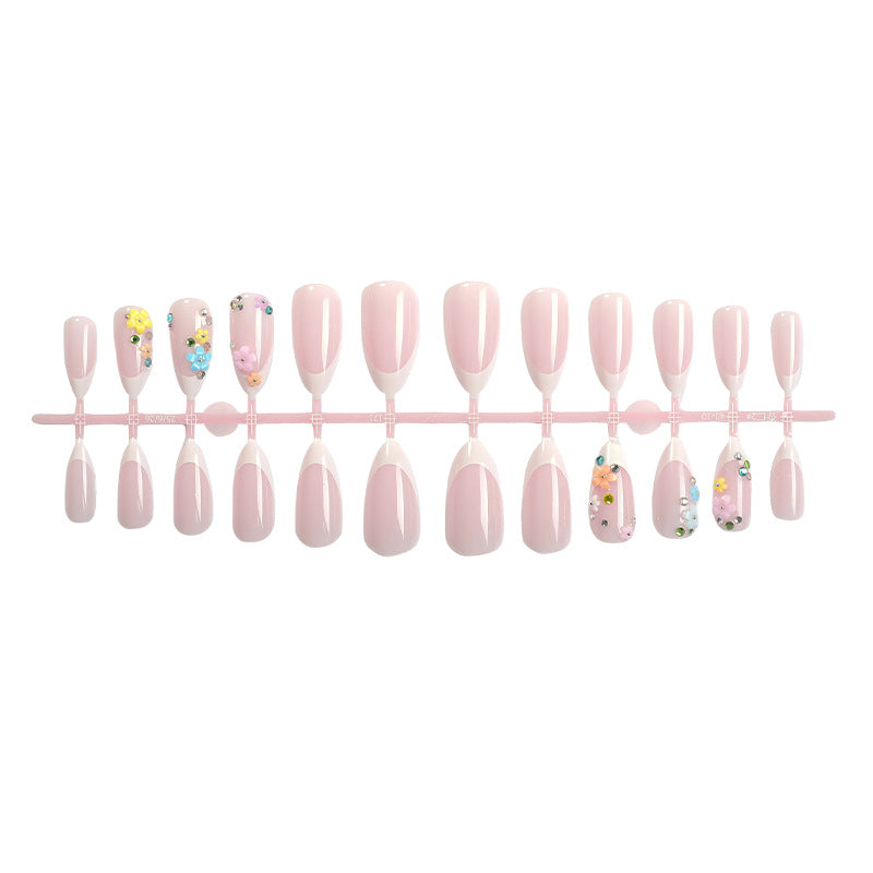 Decorative Floral Press-On Nail Set Acalora 1788495731