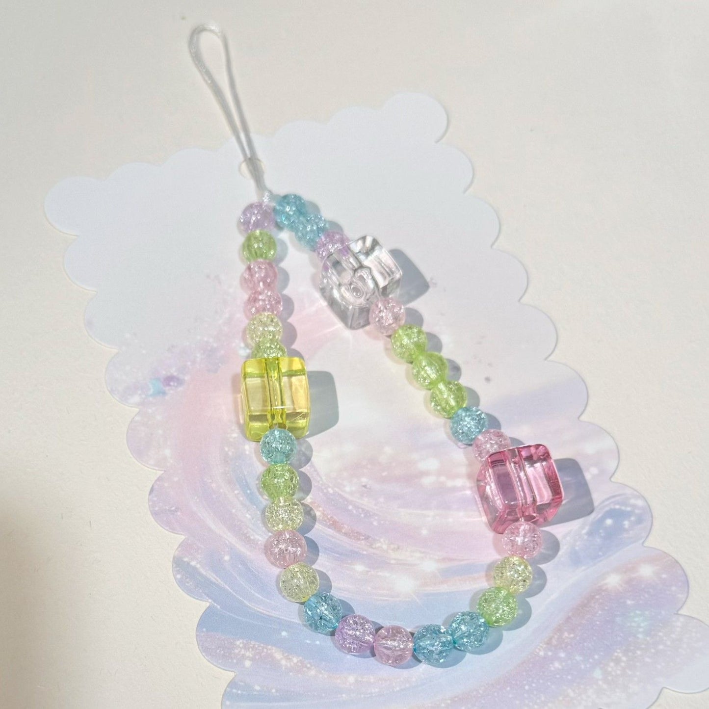 Colorful Beaded Phone Accessory Acalora