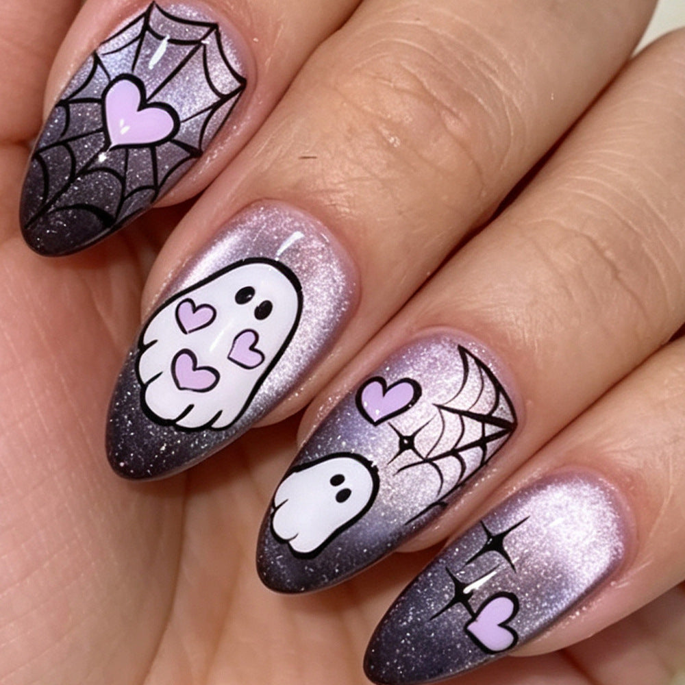Halloween-Themed Nail Art Wraps Acalora