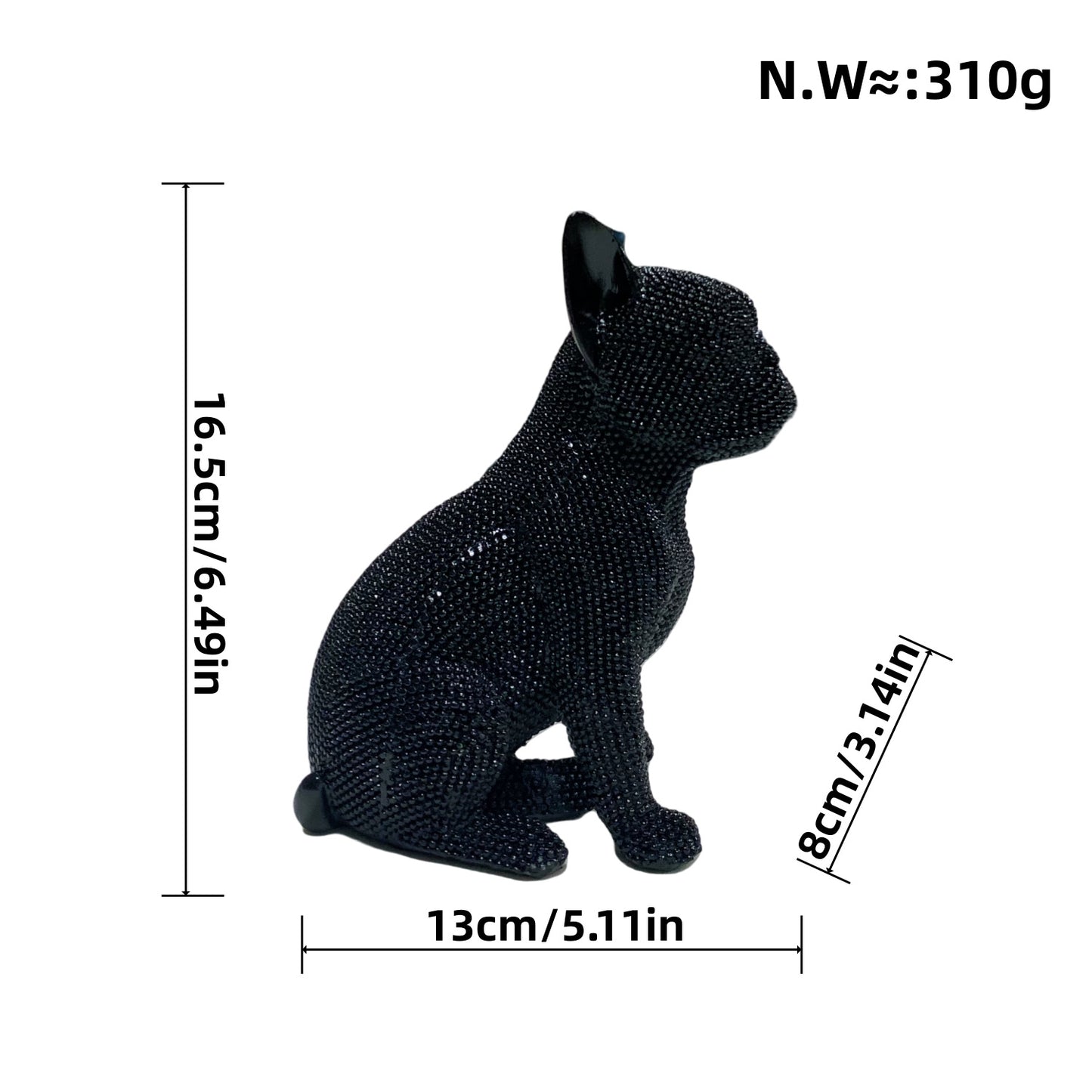 Decorative dog figure in modern design Acalora