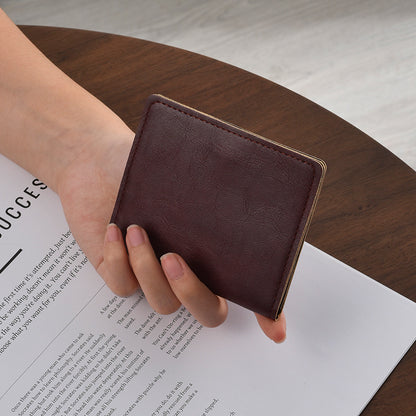 Compact Leather Card Holder Acalora