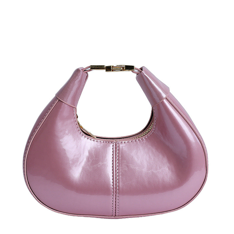 Glossy Patent Leather Evening Handbag Acalora