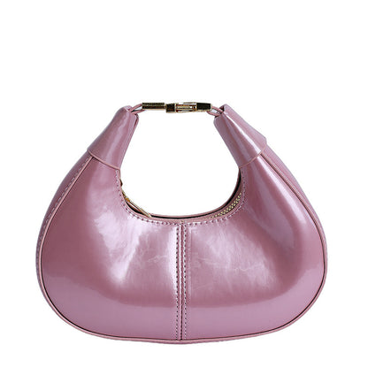 Glossy Patent Leather Evening Handbag Acalora