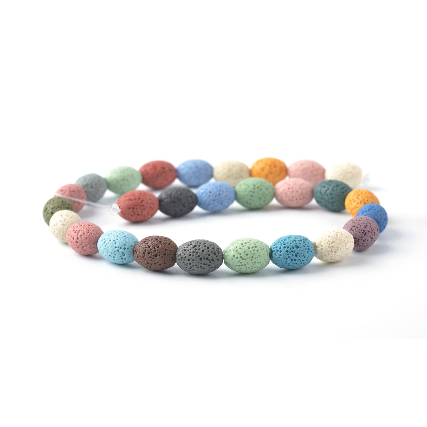 Lava Stone Bead Necklace Acalora