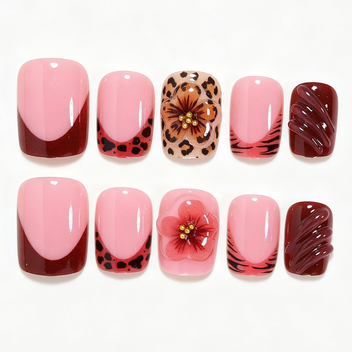 Creative Floral Nail Art Design Acalora