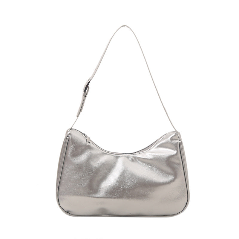 Vintage-Inspired Soft Patent Leather Handbag Acalora