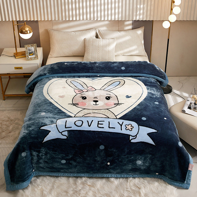 Decorative Fleece Throw Blanket