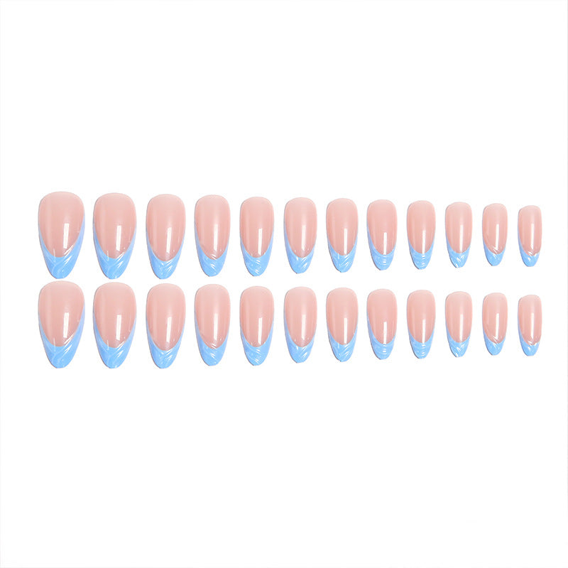 Acrylic nail set with elegant ombre gradients and modern tips Acalora