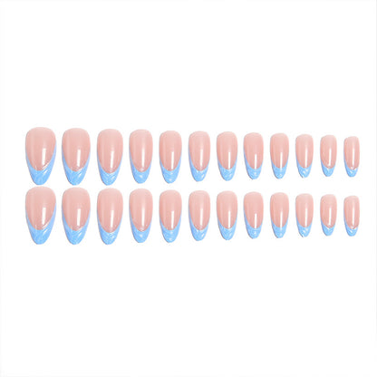 Acrylic nail set with elegant ombre gradients and modern tips Acalora