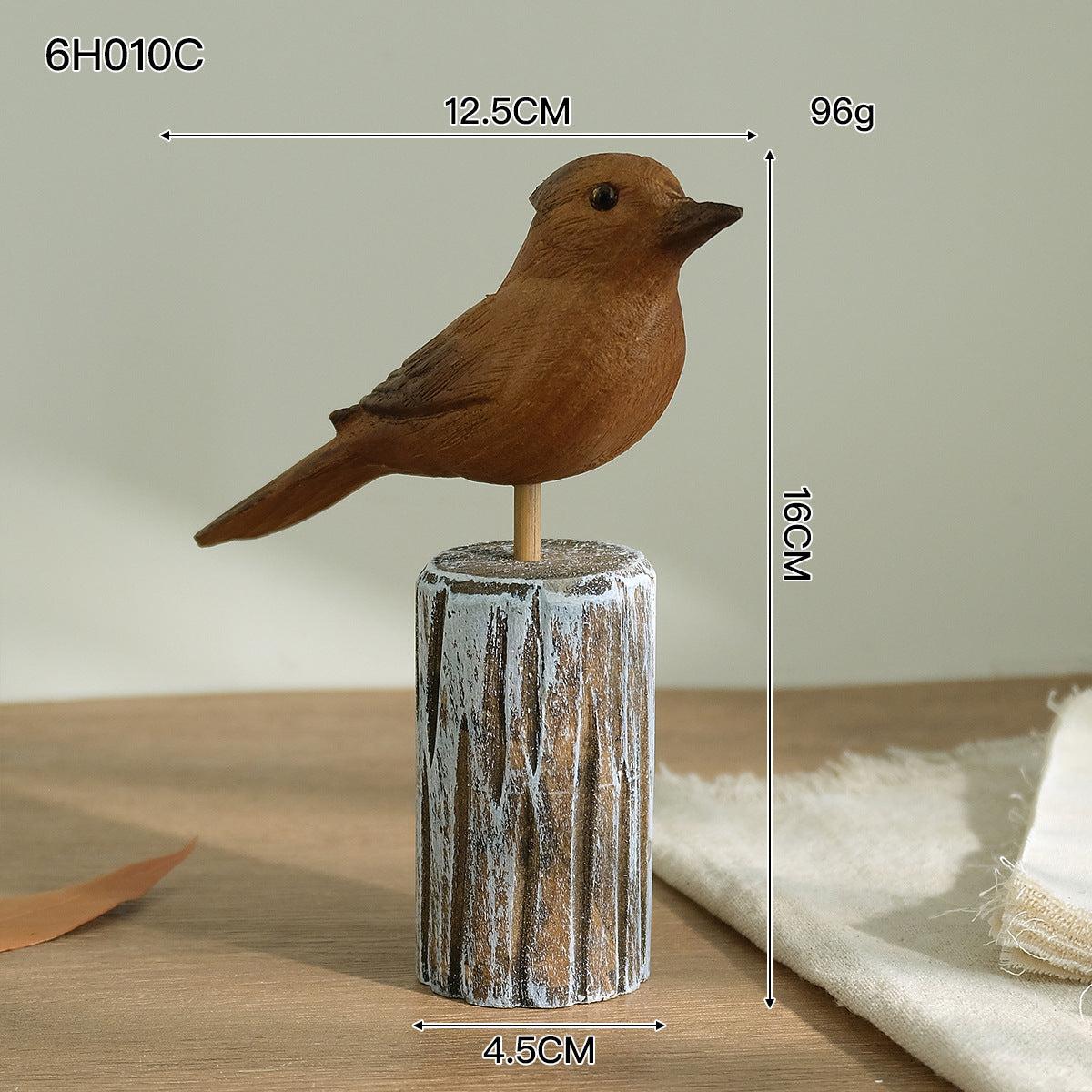 Artisan Bird Sculpture Accent