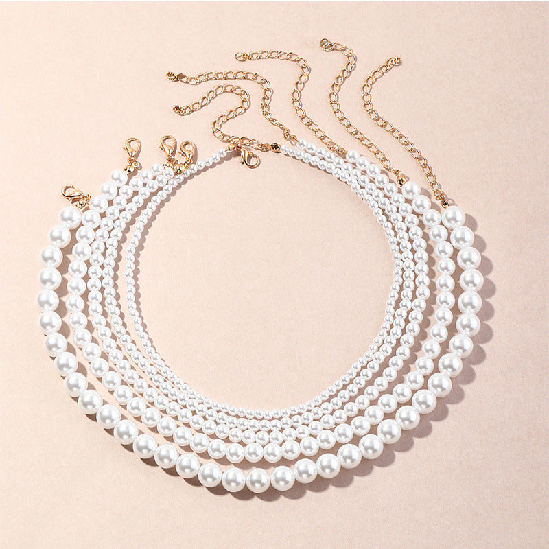 Elegant Pearl Necklace Acalora
