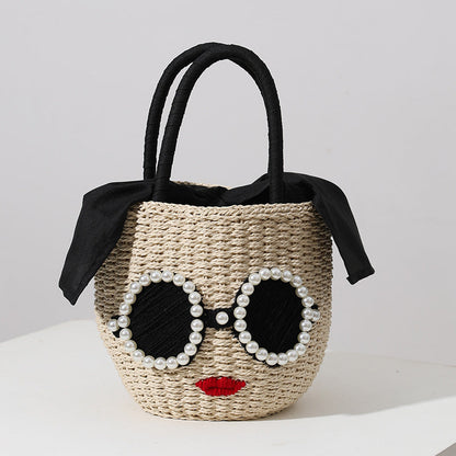 Handcrafted basket bag with stylish designs Bowlift