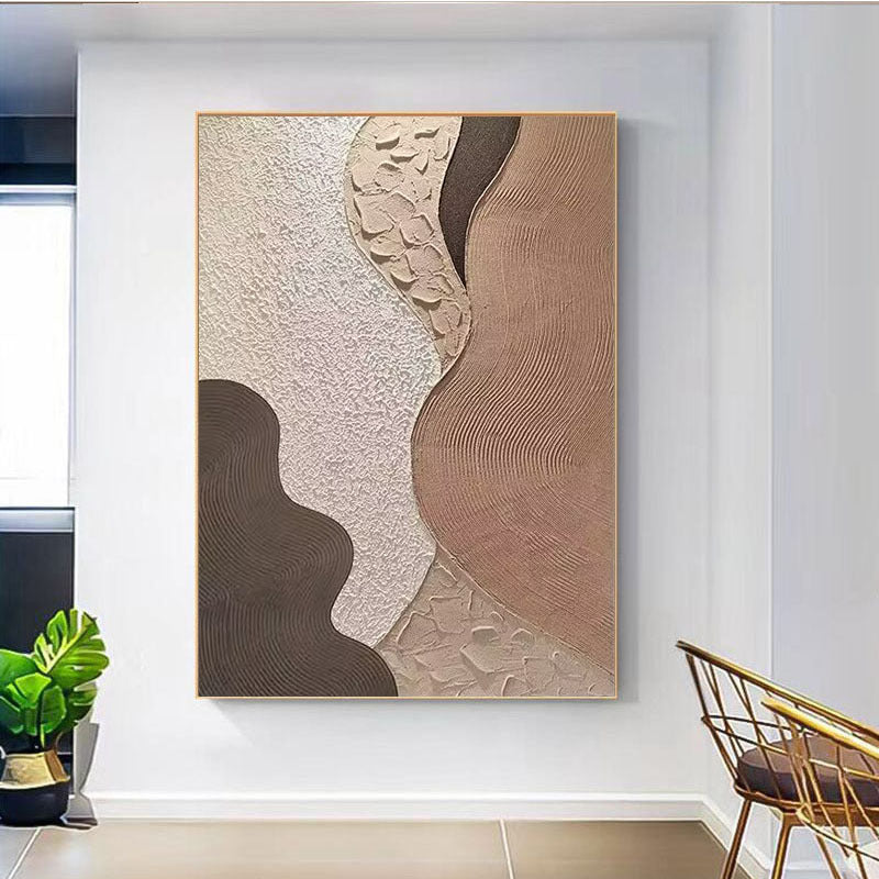 Textured Layered Abstract Wall Art