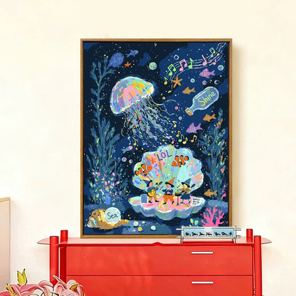 Whimsical Holiday-Themed Wall Art