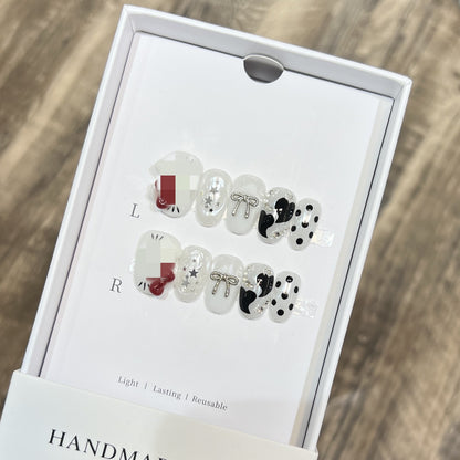 Cartoon-Themed Decorative Press-On Nail Set Acalora